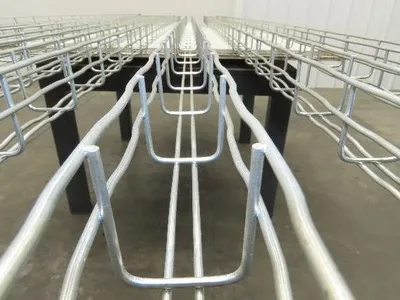 3E Basor BF2R 2X2 Cable Tray 2"x2"x10' Cable Management Galvanized Wire Lot of 6