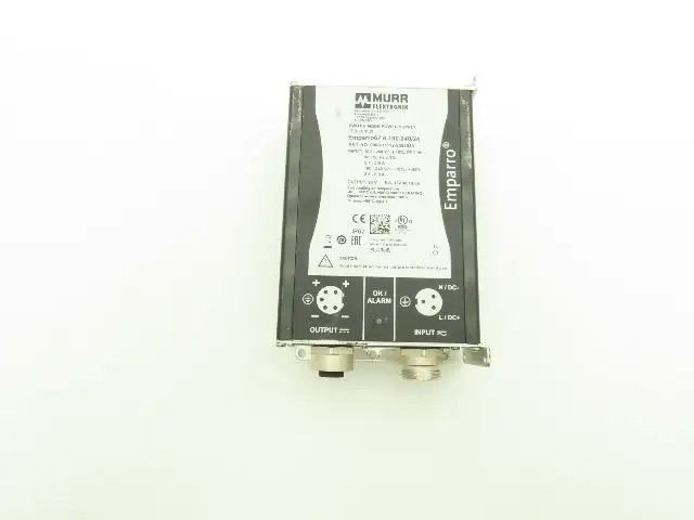 Murr Elektronik Emparro 67 8-100-240/24 Switching Mode Power Supply 24vdc 8A Out
