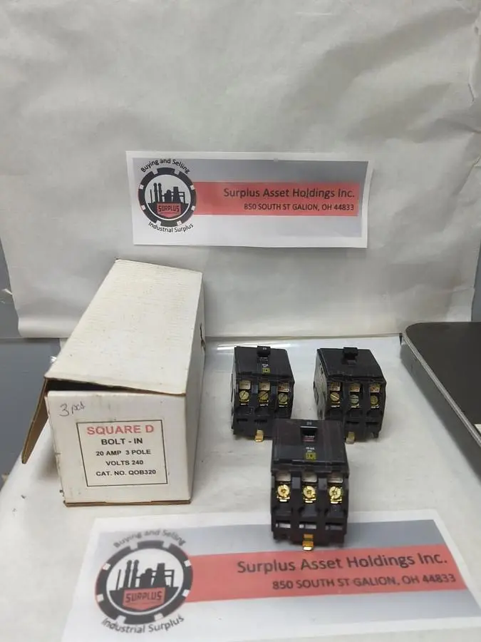 Used SQUARE D QOB320 Miscellaneous Equipment (Electrical & Power) | Surplus Asset Holdings #1199359