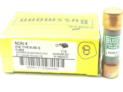 8 NEW BUSSMANN NON-4 FUSES NON4