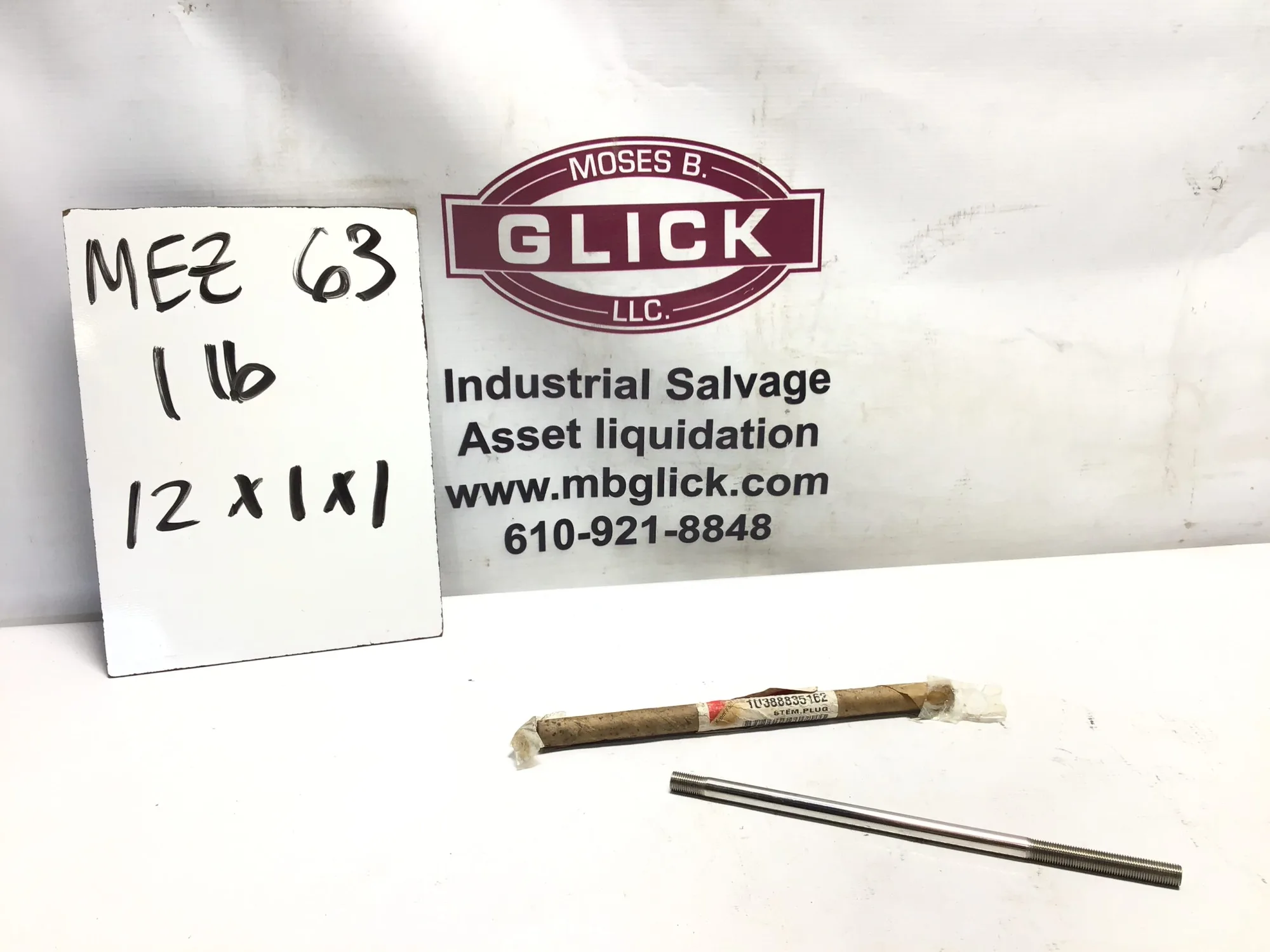 Fisher 1U388835162 PLUG/STEM ASSEMBLY