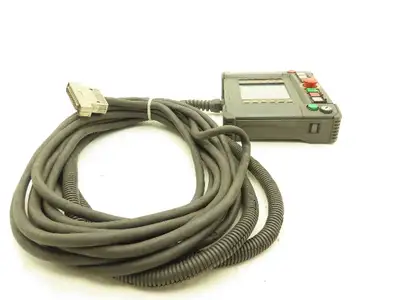 Idec HG2R-SS62BH-MK1260 Robot Teach Pendant Display With E-Stop & Cord *Photos
