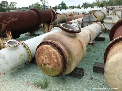 Used – Doyle & Roth 1145 sq. ft. Vertical Shell & Tube Heat Exchanger – 316 SS Shell & Tubes