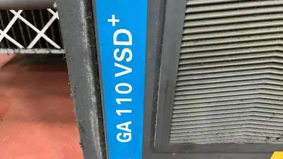 USED 2021 ATLAS COPCO GA110VSDA3