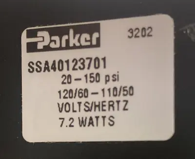 New | in-Stock PARKER SSA40123701 Solenoid Valves | Surplus Asset Holdings #1216769
