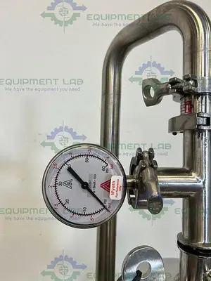 USED CUNO 8ZPB STAINLESS STEEL LENTICULAR FILTER HOUSING 150 PSI @ 300 °F
