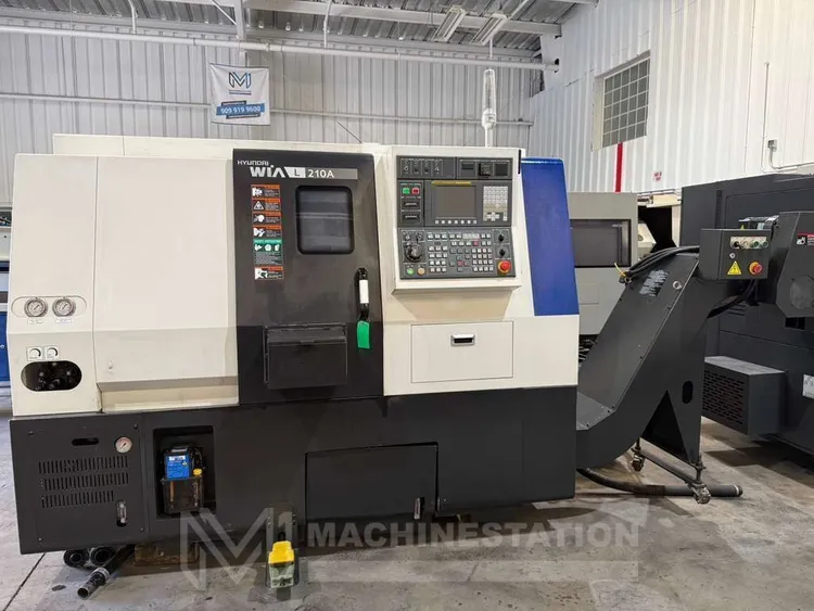 Used 2014 HYUNDAI WIA L210A CNC Lathes California US | MachineStation #389066