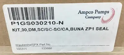 AMPCO PUMPS P1GS030210-N Kit, 30, DM, SC/SC-SC/CA, BUNA ZP1 SEAL 6B-10