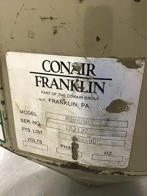 USED CONAIR FRANKLIN B796901
