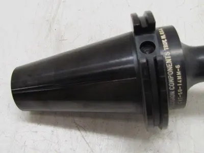 Precision Components Cat 50V-Flange 6" Extended Length End Mill Holder 14 mm