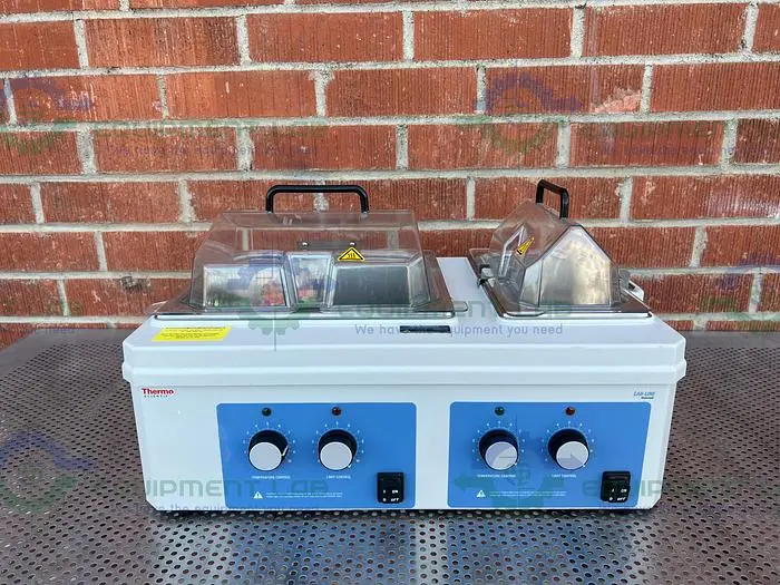 Used THERMO SCIENTIFIC 2253 DUAL WATER BATH 5L AND 10L  99.9 °C Water Baths | Equipment Lab #486285