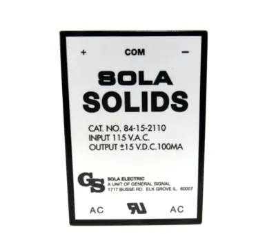 NEW SOLA 84-15-2110 POWER SUPPLY 84152110