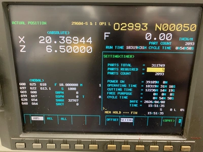 2006 HARDINGE CONQUEST GT27SP CNC Lathes | PM Machines (13)