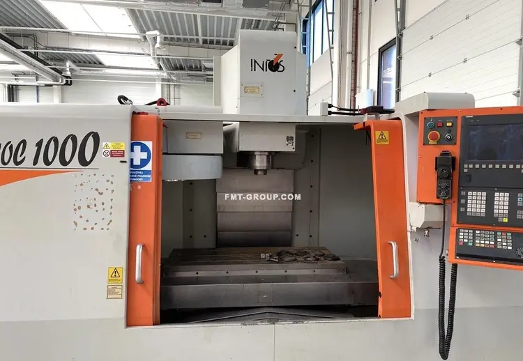 Used 2003 INTOS VOC 1000 Vertical Machining Centers | F.M.T. Group s.r.o. #1252946
