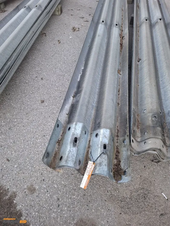 Used 13’6” GUARDRAIL - 10 PIECES. SELLER WILL LOAD. MUNICIPALITY OWNED. _UNKNOWN_ Construction Material & Supplies Michigan US | Miedema Asset Management Group #1410893