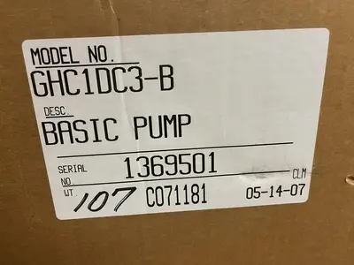 USED GORMAN-RUPP GHC1DC3-B