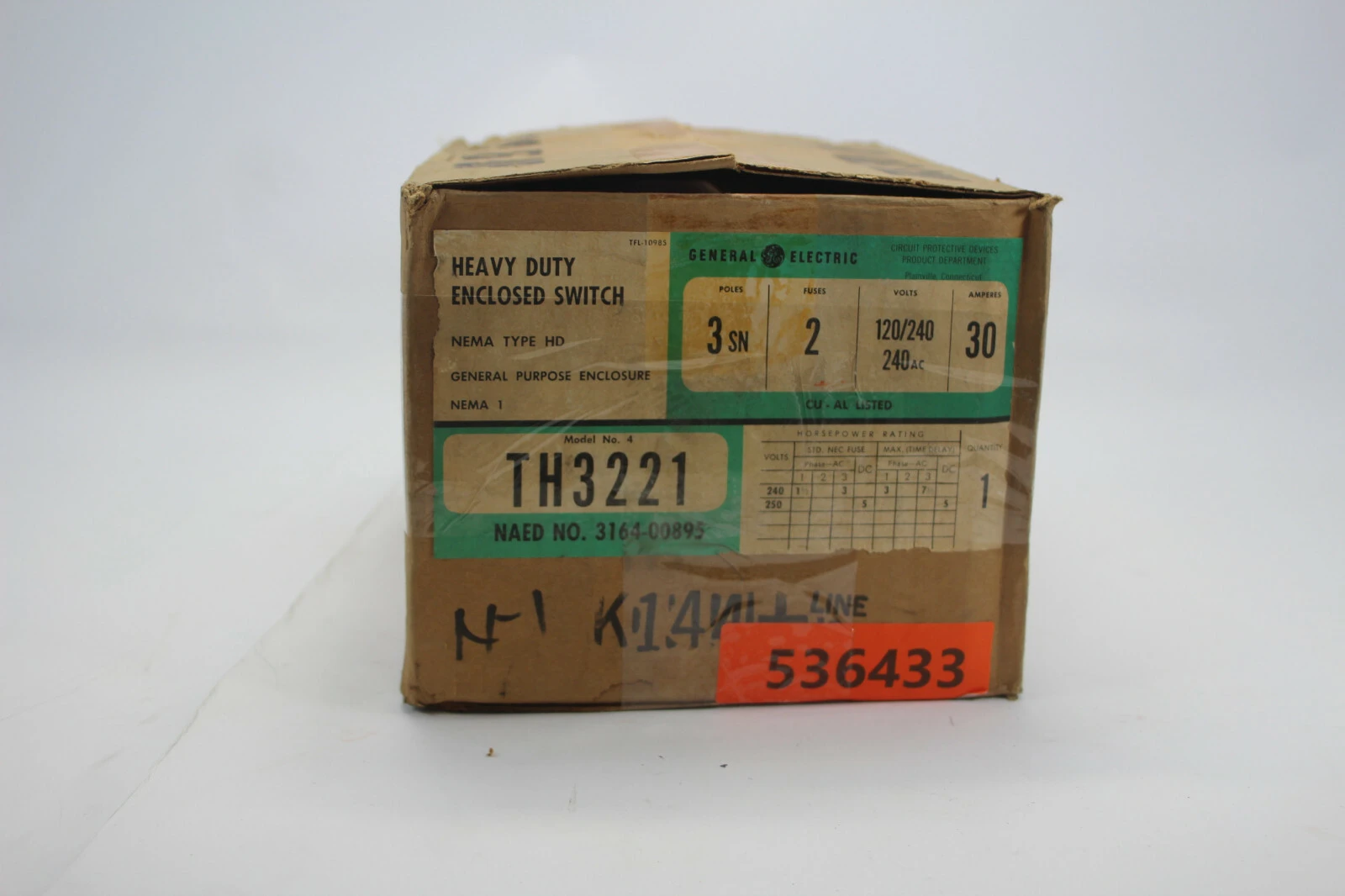 New | in-Stock GE TH3221 Disconnects California US | Davliegogo LLC #1705864