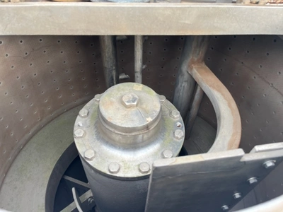 Western States 40 x 24 Quadramatic perforate basket centrifuge, 316SS.