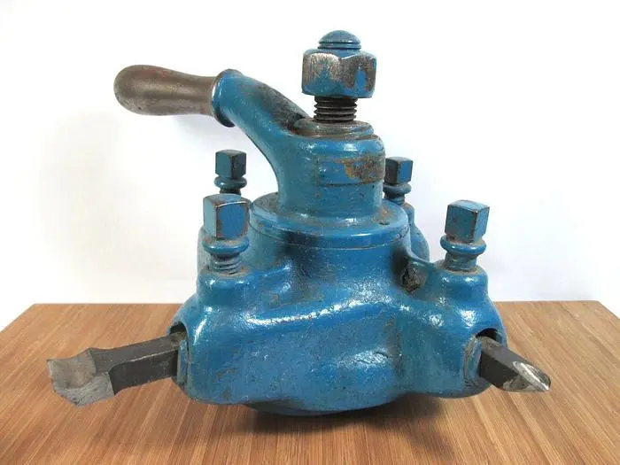 4 Position Wood Lathe Turret Fits 2" x 2.5" T-Slot Swivels and Tilts (100890)