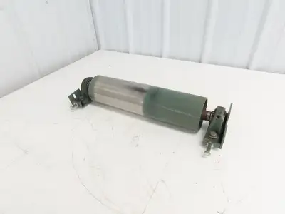 Hytrol 4"x 15.5" Crowned Tail Pulley for 24" Conveyor 21"BF 1" Shaft w/Bearings