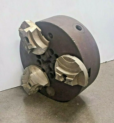 9-3/4" Diameter 3 Jaw Lathe Chuck CUSHMAN