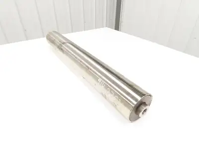 PPI Hytrol 914.R7531 Conveyor Pulley Roller 4"x 31"BW 3/4-10 Hub Crowned