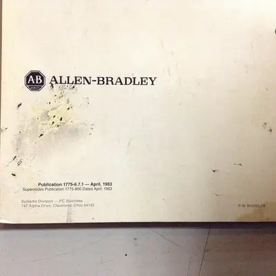 USED ALLEN BRADLEY 1775-6.7.1