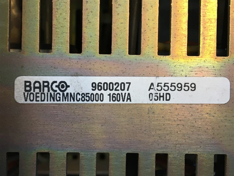 Used LVD A555959 (4)-BARCO VOEDING MNC85000 160VA Misc Electrical & Power Parts BE | Apt International N.V #363351