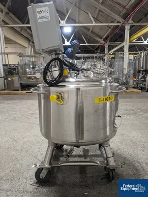 USED Precision 250 Liter Precision Stainless Reactor, 316L S/S, 45/100#