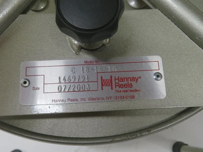 Used HANNAY REELS _UNKNOWN_ Hoses | OCO Industrial #1701725