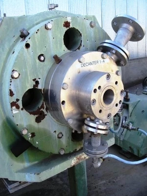 Westfalia CA 505-01-12 decanter centrifuge, missing parts.