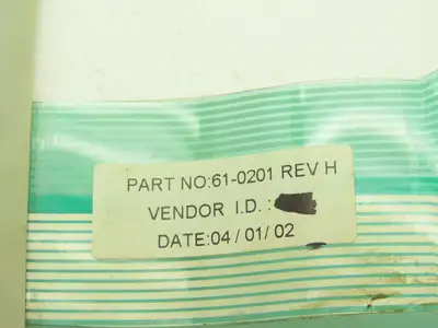Hass 61-0201 Membrane Keyboard Keypad Rev R VF-Series Milling Machine