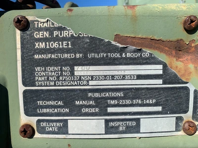 1993 Libby Dual Diesel Generator Trailer 60KW 120-420V, 200AMPS
