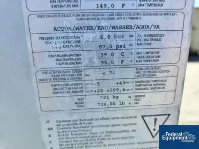 USED MTA 7.6 Ton MTA Chiller, Model TAE EVO 081