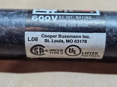 Used FUSETRON FRS-R-1-1/4 Misc Electrical & Power Parts British Columbia CA | Lenmark #1438840