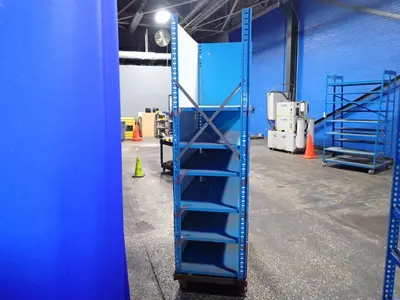 6 @ 23.75" X 47.25" Metal Shelving