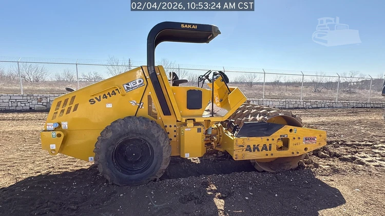 Used 2025 SAKAI SV414T Single Drum Rollers Texas US | National Equipment Dealers #1422625