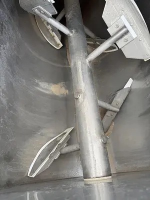 Mixer, Paddle, 65 CF, Stainless Steel, Aaron, Single Shaft, #5991513