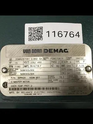 USED RELIANCE ELECTRIC P28G7061A