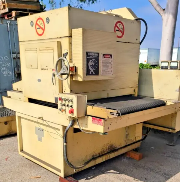 Timesavers Timesaver 137-2HDSBW 37″ x 60″ Wide Belt Sander Grinder Dual Head