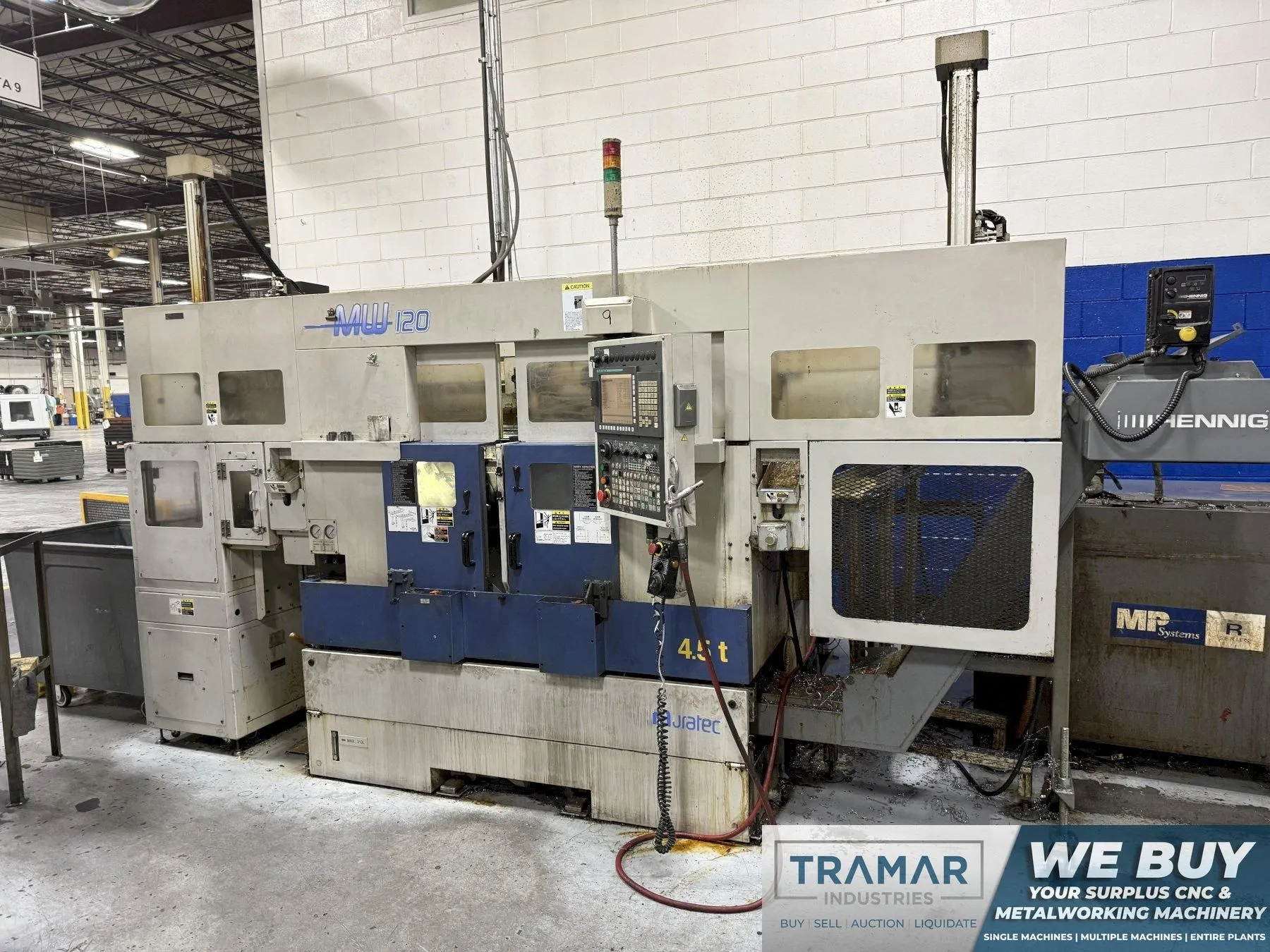 Used 2015 MURATEC MW120 CNC Lathes Michigan US | Tramar Industries #1125225