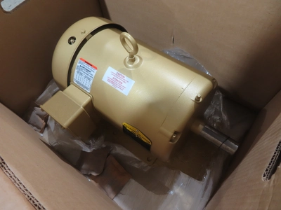 new surplus 3 hp Baldor Motor, 1760 rpm
