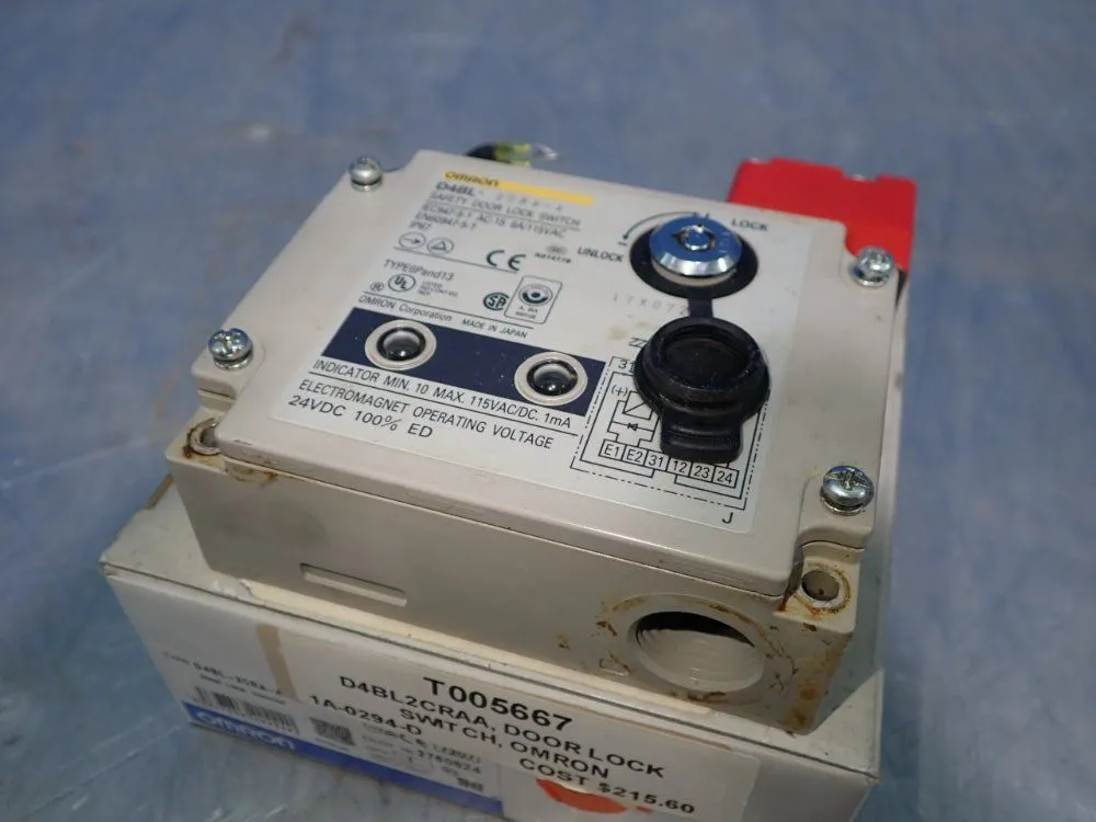 Used OMRON D4BL2CRAA Relays & Switches | HGR 24 #739121