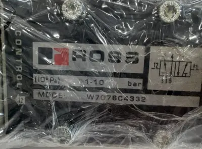 NEW ROSS CONTROLS W7076C4332 CONTROL VALVE 1-10BAR 110-120/50-60