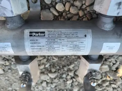 4-Way Air Header w/ 1/2" Ball Valves