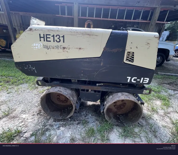 Used 2003 INGERSOLL-RAND TC-13 Trench Compactors Virginia US | Proxy Equipment #1385230