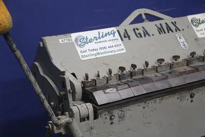 Used CHICAGO W31 Box & Pan Brakes including Finger California US | Sterling Machinery Exchange #1467008