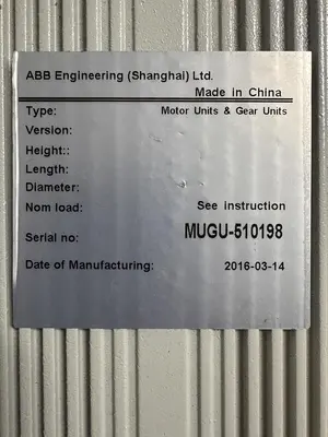 Used 2016 ABB MUGU-510198 Servo Motors Michigan US | RAB Industries, Inc. #369991