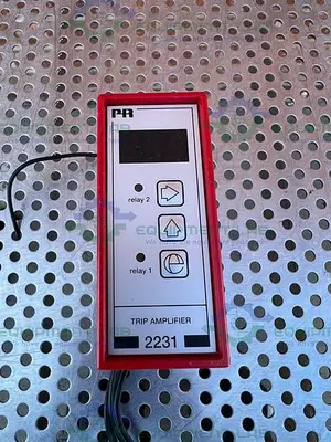 USED PR ELECTRONICS 2231 TRIP AMPLIFIER 24V W/ RELECO S3-B RELAY SOCKET