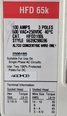 USED Eaton HFD3100L